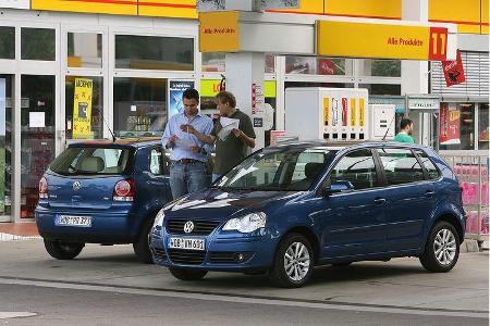 VW Polo 1.4 mit Dreizylinder-Diesel gegen den Vierzylinder-Benziner.