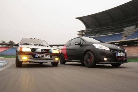 Peugeot 205 GTi und 208 Gti, Impression