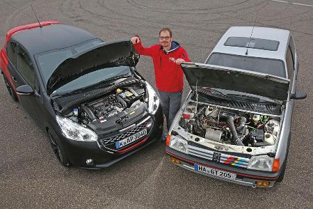 Peugeot 205 GTi und 208 Gti, Impression