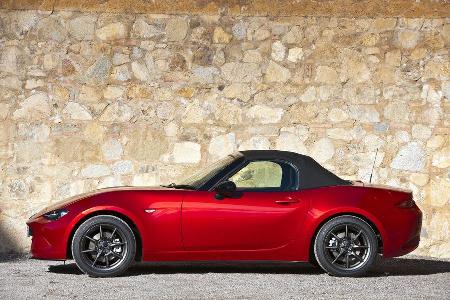 Mazda MX-5, ams, Fahrbericht, Verdeck