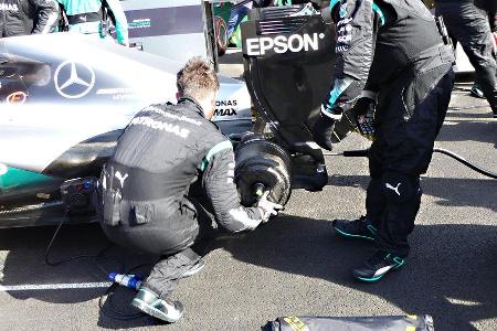 Mercedes - Reifendruck-Manipulation - Formel 1 - 2016