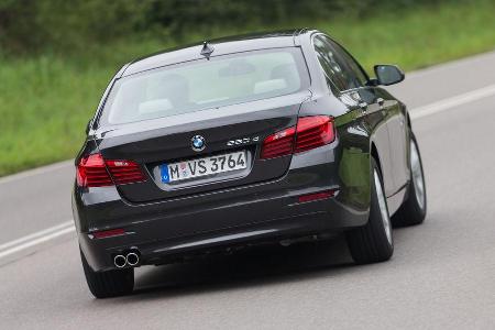 BMW 520d, Heckansicht