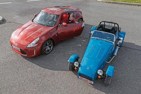 Caterham Seven 165, Nissan 370Z, Draufsicht