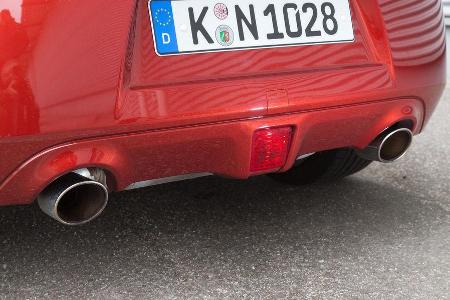 Nissan 370Z, Auspuff, Endrohr