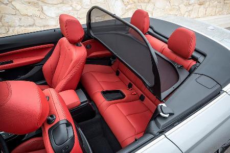 BMW 228i Cabrio, Rckbank