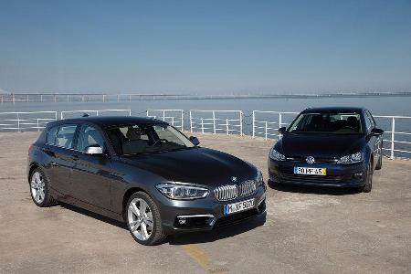 BMW 1er Facelift 2015, VW Golf VII