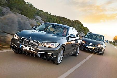 BMW 1er Facelift 2015, VW Golf VII