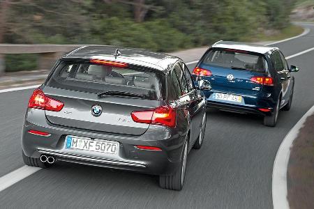 BMW 1er Facelift 2015, VW Golf VII