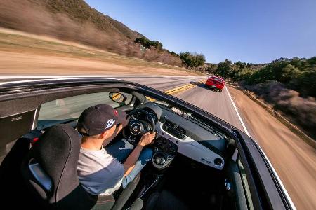 Fiat Abarth 500C 1.4 T-Jet 16V, Dodge Challenger SRT Hellcat
