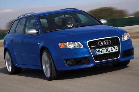 Egal ob Limousine oder Avant, der Audi RS4 B7 Avant leistete satte 420 PS und kommt auf ein maximales Drehmoment von 430 Nm.