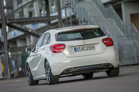 Mercedes A-Klasse Facelift, 09/15, Fahrbericht, Heck