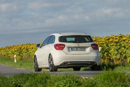 Mercedes A-Klasse Facelift, 09/15, Fahrbericht, Heck