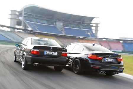 Wetterauer-BMW M3 E36 3.0, Wetterauer-BMW M4 F82, Heckansicht