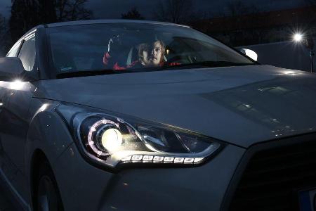 Hyundai Veloster, Frontscheinwerfer