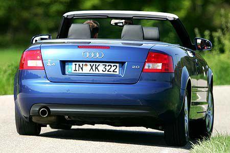 Der A4 lässt sich geöffnet stark zum Zittern verleiten.