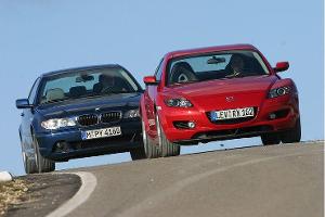 BMW 330, Mazda RX-8:Rotations-Prinzip