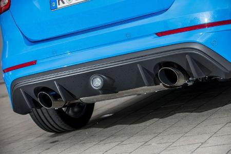 Ford Focus RS, Auspuff