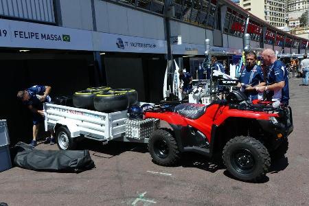 Williams - Logistik - GP Monaco 2016