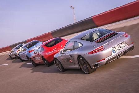 M4 Coup, Chevrolet Corvette Stingray, Mercedes-AMG GT, Porsche 911 Carrera S
