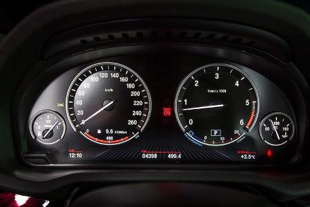 BMW X4 xDrive 35d, Rundinstrumente