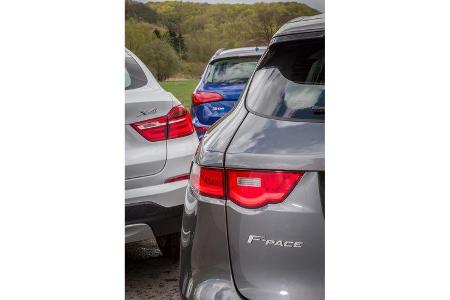 Audi SQ5 3.0 TDI, BMW X4 xDrive 35d, Jaguar F-Pace 30d