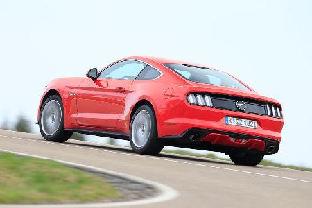 Ford Mustang GT 5.0 Fastback, Heckansicht