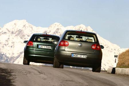 Gleiche Basis, unter-schiedliche Optik: Golf-Rundungen gegen A3-Kanten