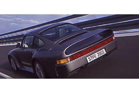 Der Ahne des Carrera GT: Porsche 959.