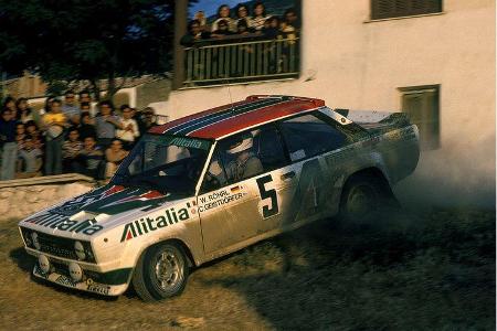 Röhrl fuhr 1978 den Fiat 131 Abarth.