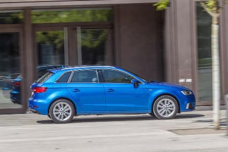 Audi A3 Sportback 2.0 TDI, Seitenansicht
