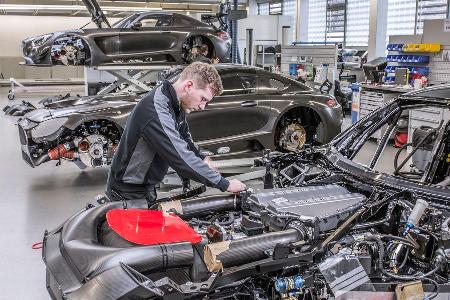 Mercedes-AMG GT3, Werkstatt, Reportage, Hersteller