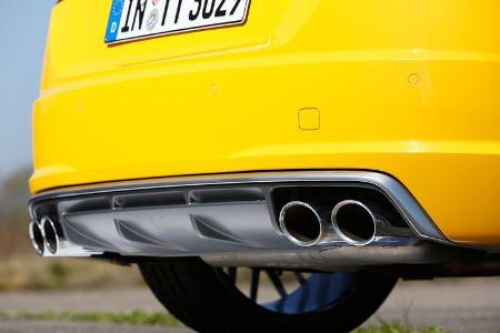 Audi TTS Coupé, Auspuff, Endrohr