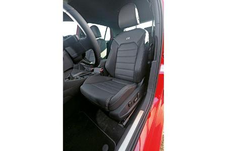 VW Golf R, Fahrersitz