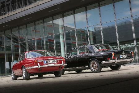 Jaguar XJ 12 und Rolls-Royce Silver Shadow