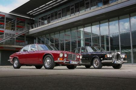 Jaguar XJ 12 und Rolls-Royce Silver Shadow