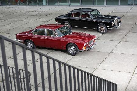 Jaguar XJ 12 und Rolls-Royce Silver Shadow