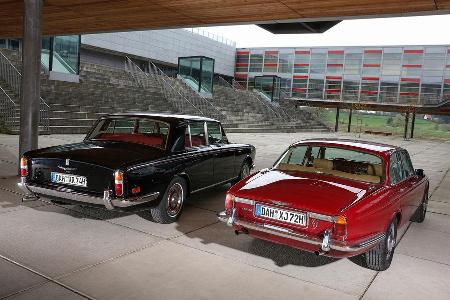 Jaguar XJ 12 und Rolls-Royce Silver Shadow