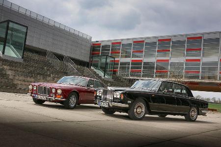 Jaguar XJ 12 und Rolls-Royce Silver Shadow