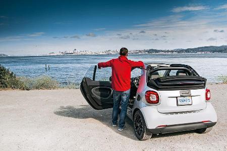 Smart Fortwo Cabrio 0.9, Heckansicht