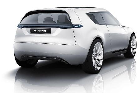 Auf dem Dach versorgt eine groÃe Solarzelle die Hybrid-Batterien mit Strom. Das Steil-Heck zeigt sich knackig mit einer hoh...