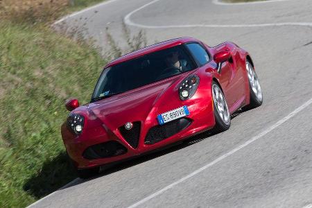 Alfa 4C, Frontansicht
