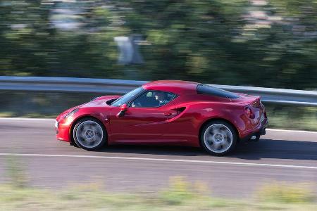 Alfa 4C, Seitenansicht