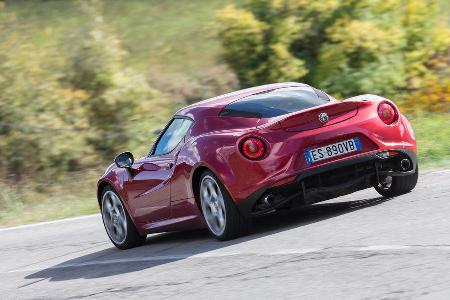 Alfa 4C, Heckansicht