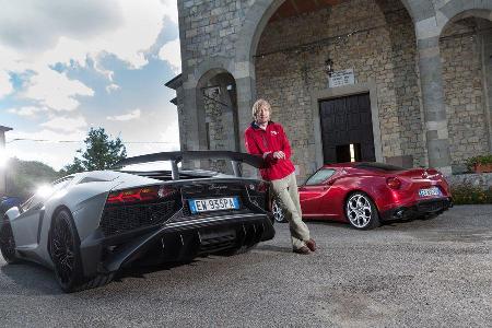 Alfa 4C, Lamborghini Aventador LP750 SV, Marcus Peters