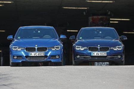 BMW 330i gegen 330d