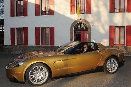 Der Aperta basiert auf dem Ferrari 599 GTB Fiorano.