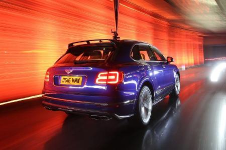 Bentley Bentayga, Heckansicht