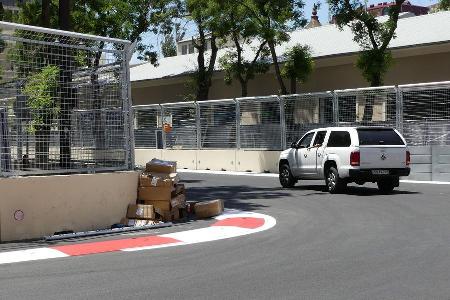 Trackwalk - GP Aserbaidschan - Baku - 15. Juni 2016