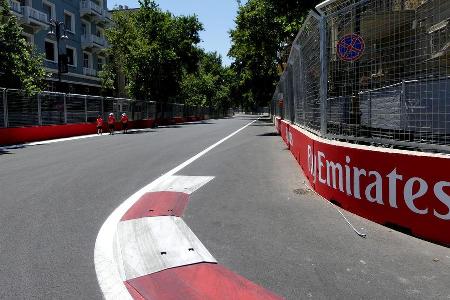 Trackwalk - GP Aserbaidschan - Baku - 15. Juni 2016