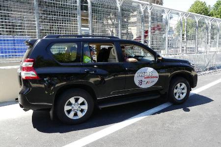 Trackwalk - GP Aserbaidschan - Baku - 15. Juni 2016